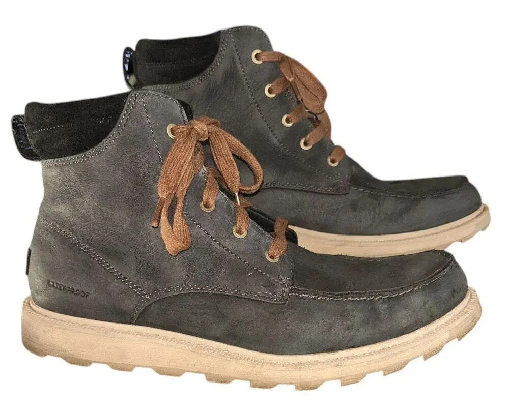 Sorel Madson II Moc Toe Leather Waterproof Boot Men's 11.5